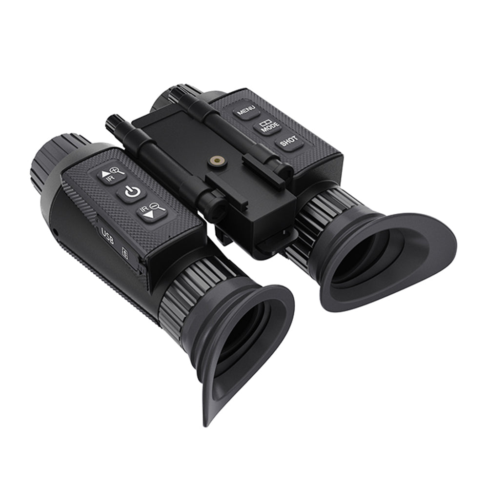 BesTacticalGear 3D Glasses-Free 4K HD Digital Helmet-Mounted IR Night Vision Binocular